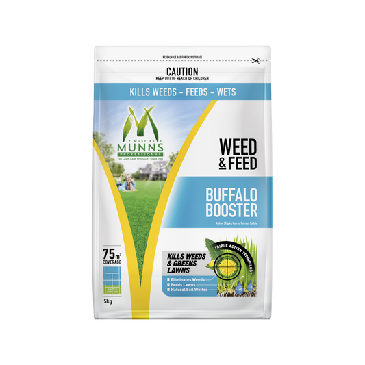 Munns Professional Buffalo Booster Weed & Feed 5kg