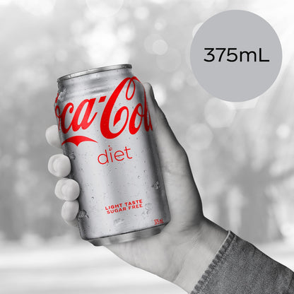 Coca-cola Diet Soft Drink Cans 375ml X 30 Pack