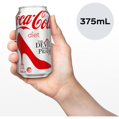 Coca-cola Diet Soft Drink Cans 375ml X 30 Pack