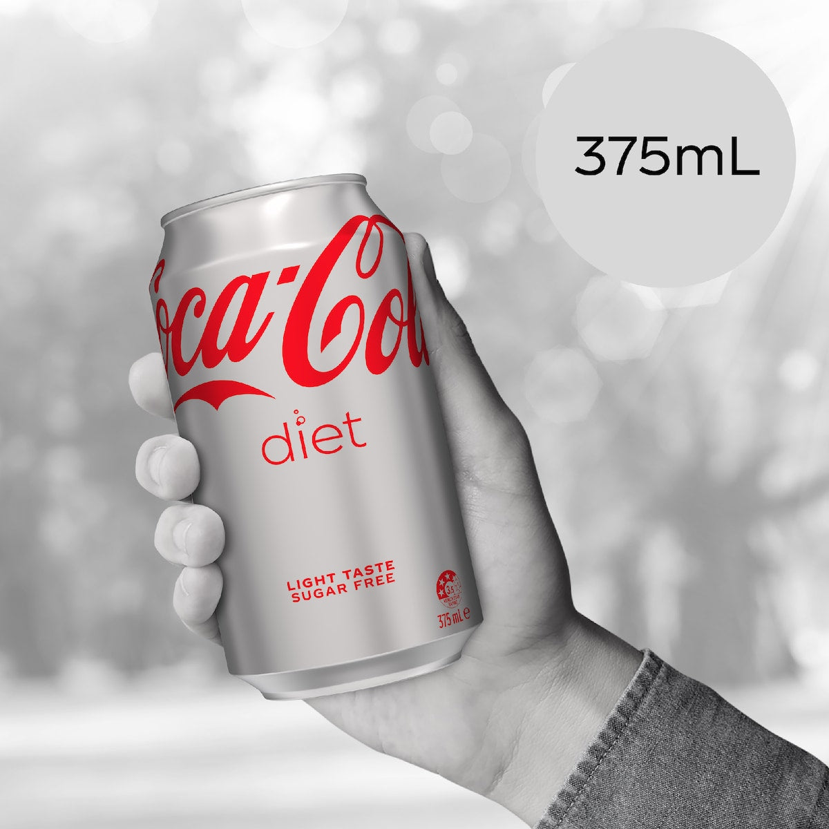 Coca-cola Diet Soft Drink Cans 375ml X 30 Pack