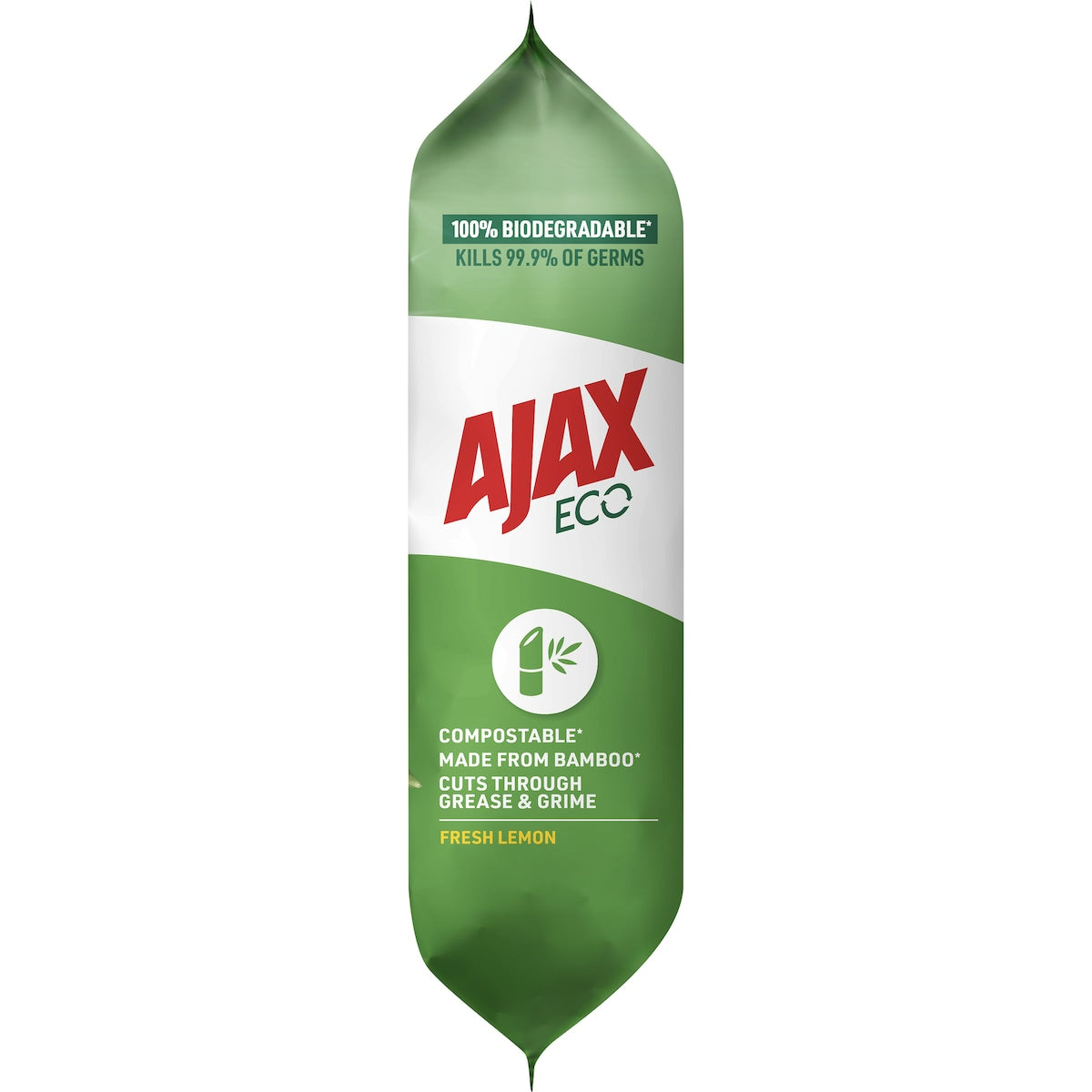 Ajax Antibacterial Disinfectant Cleaning Wipes Fresh Lemon 110 Pack