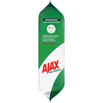 Ajax Antibacterial Disinfectant Cleaning Wipes Vanilla Berries 110 Pack