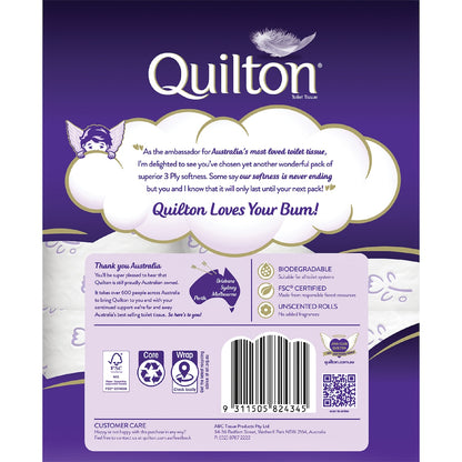 Quilton Prints 3 Ply Toilet Paper 24 Pack