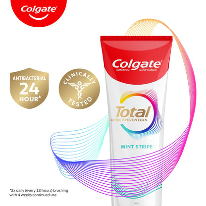 Colgate Total Active Prevention Mint Stripe Toothpaste 200g