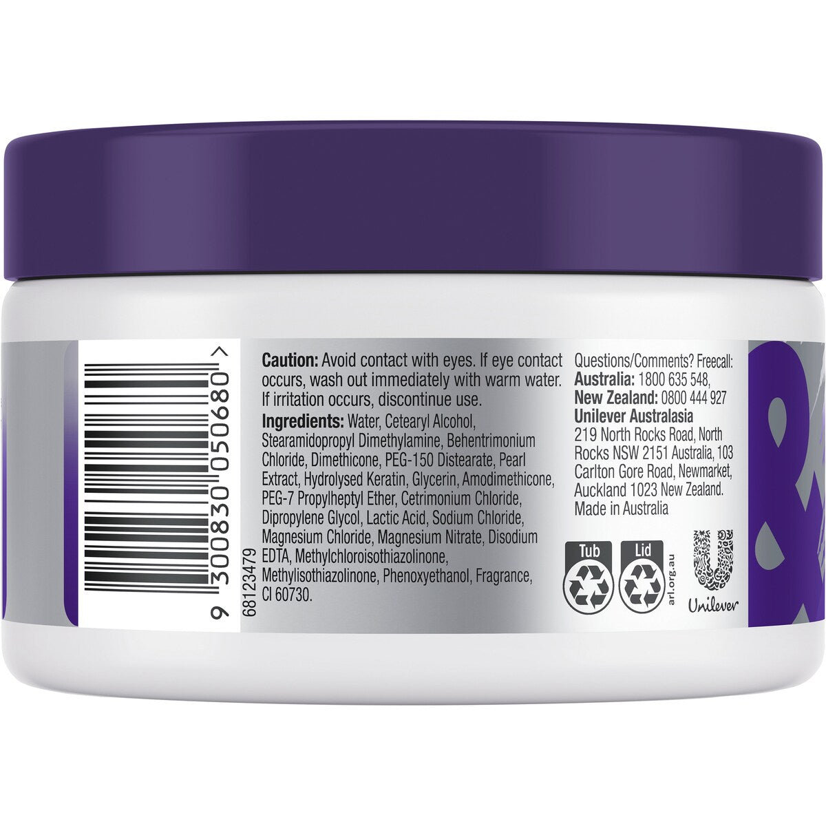 Toni & Guy Purple Toning Mask For Blonde Hair 285mL
