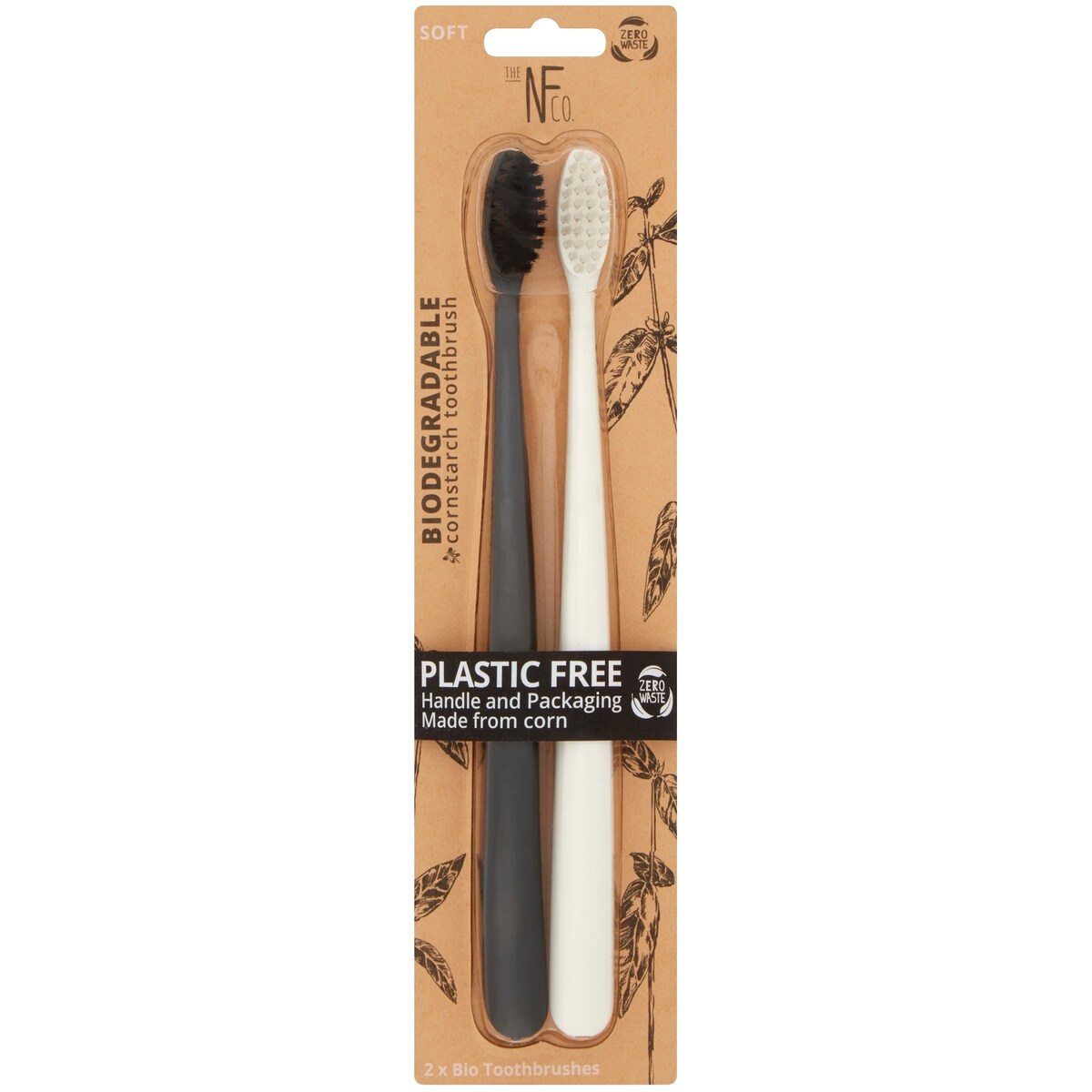 Nfco Bio Toothbrush Assorted 2 Pack