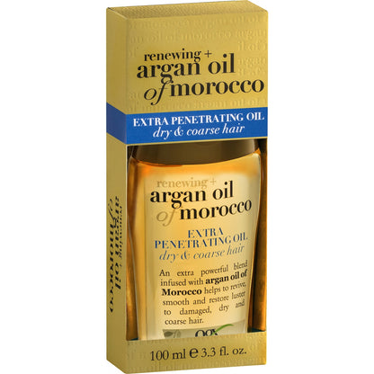 OGX Argan Oil Extra Penetrating Hair Oil For Damaged Hair 100mL