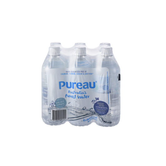 Pureau Pure Water 600mL - 6 pack