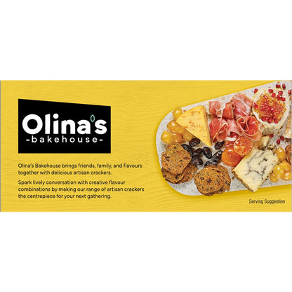 Olinas Bakehouse Artisan Crackers Biscuits Cranberry & Sunflower Seed 100g
