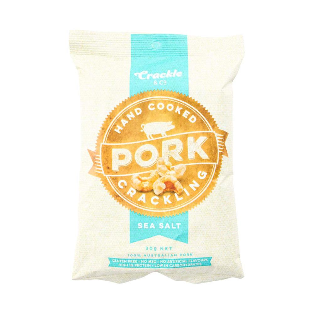 Crackle & Co Sea Salt Pork Crackle - 30g