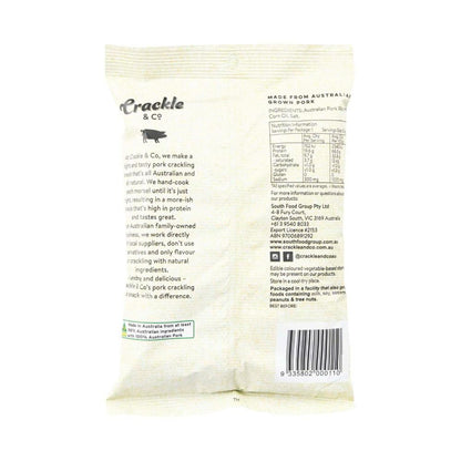 Crackle & Co Sea Salt Pork Crackle - 30g