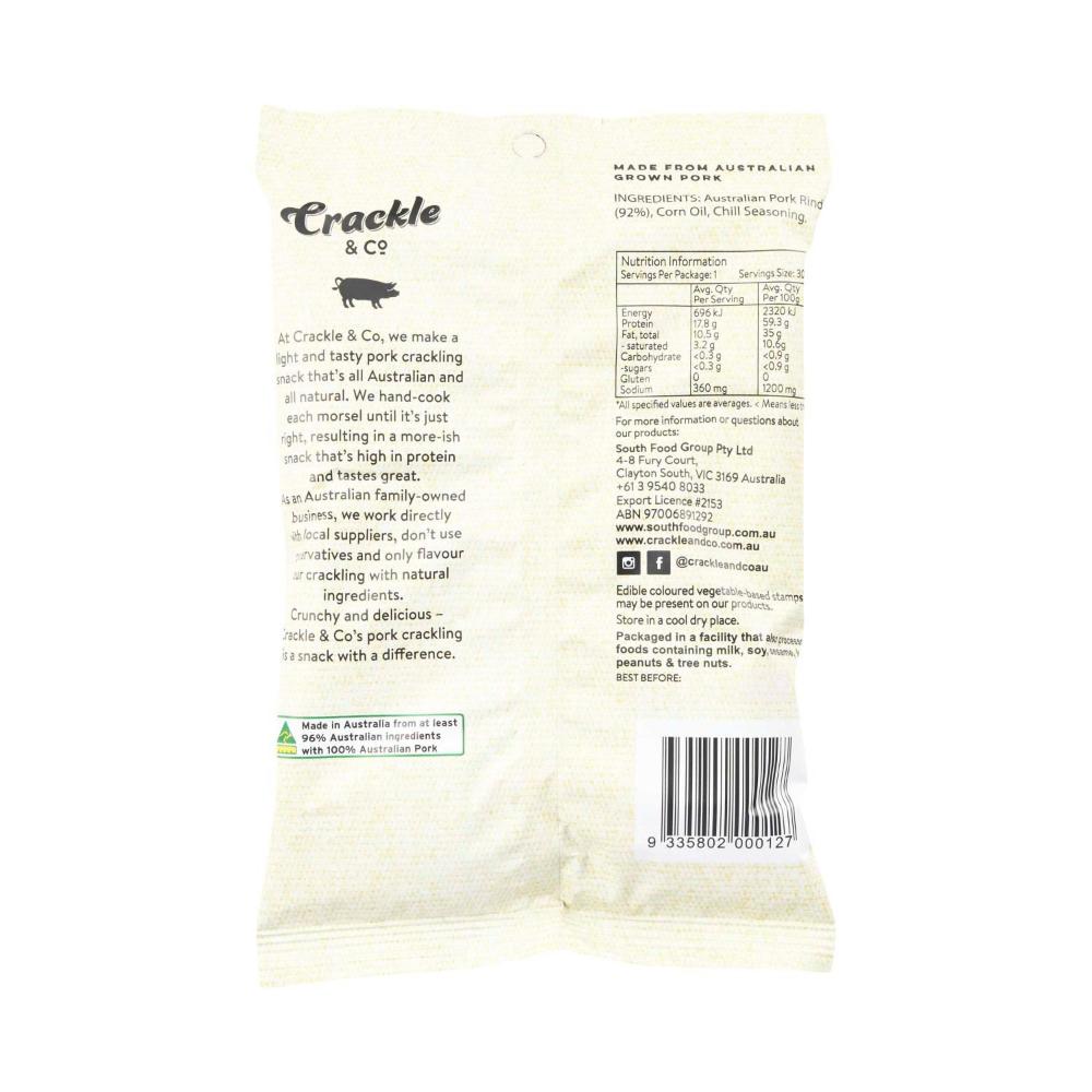 Crackle & Co Chilli Pork Crackle - 30g