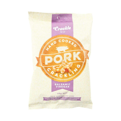 Crackle & Co Balsamic Vinegar Pork Crackle - 30g