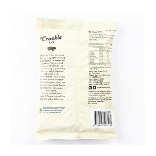 Crackle & Co Balsamic Vinegar Pork Crackle - 30g