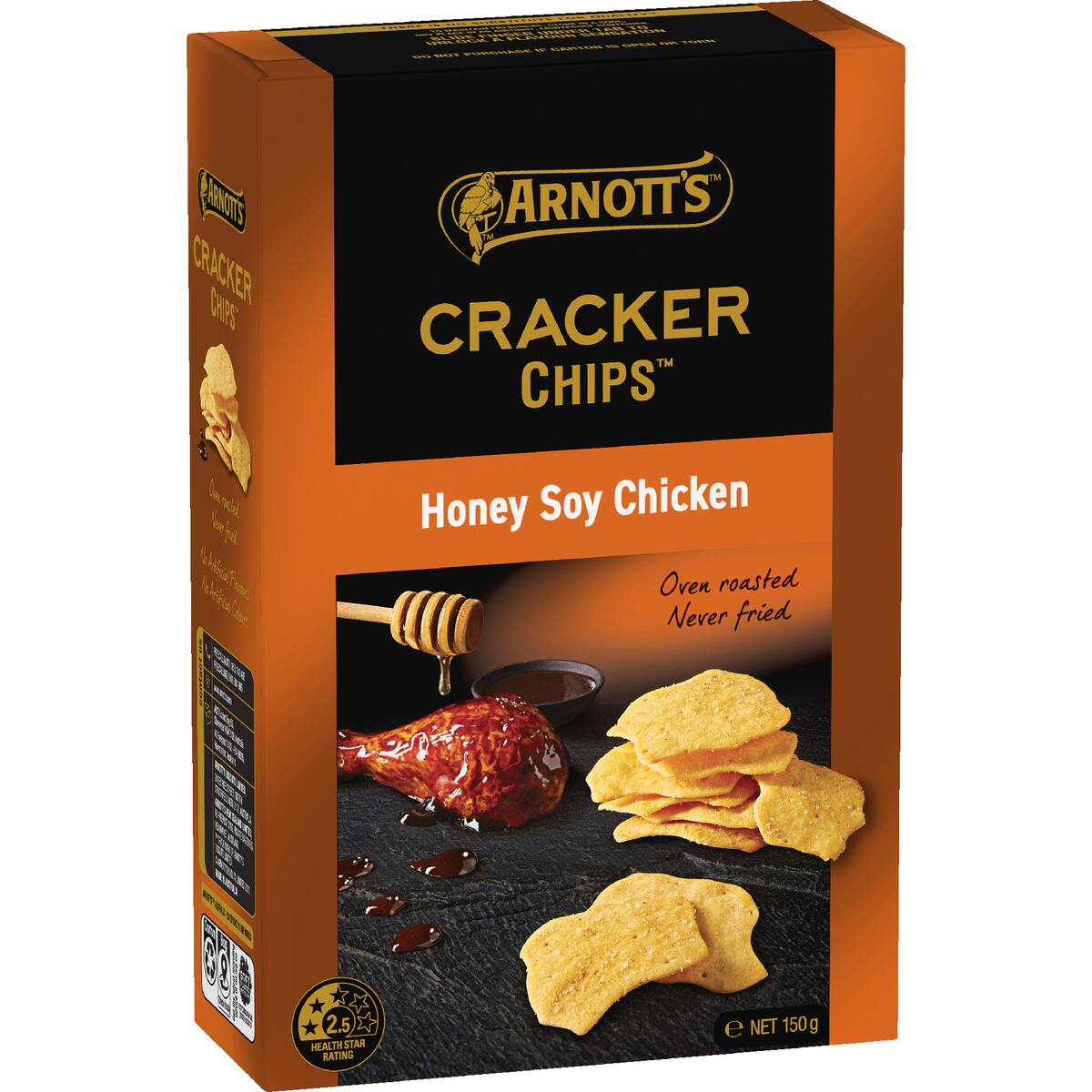 Arnott's Cracker Chips Honey Soy Chicken 150g