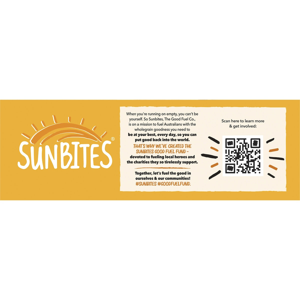 Sunbites Cheddar & Chives Crackers Quinoa Snack 110g