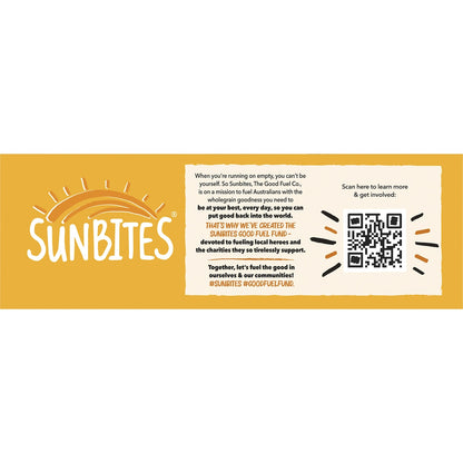Sunbites Cheddar & Chives Crackers Quinoa Snack 110g