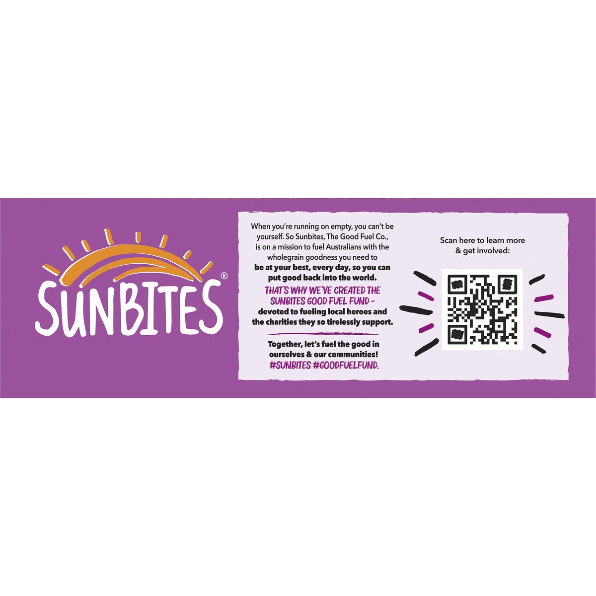 Sunbites Caramelised Onion & Balsamic Quinoa Crackers Share Pack 110g