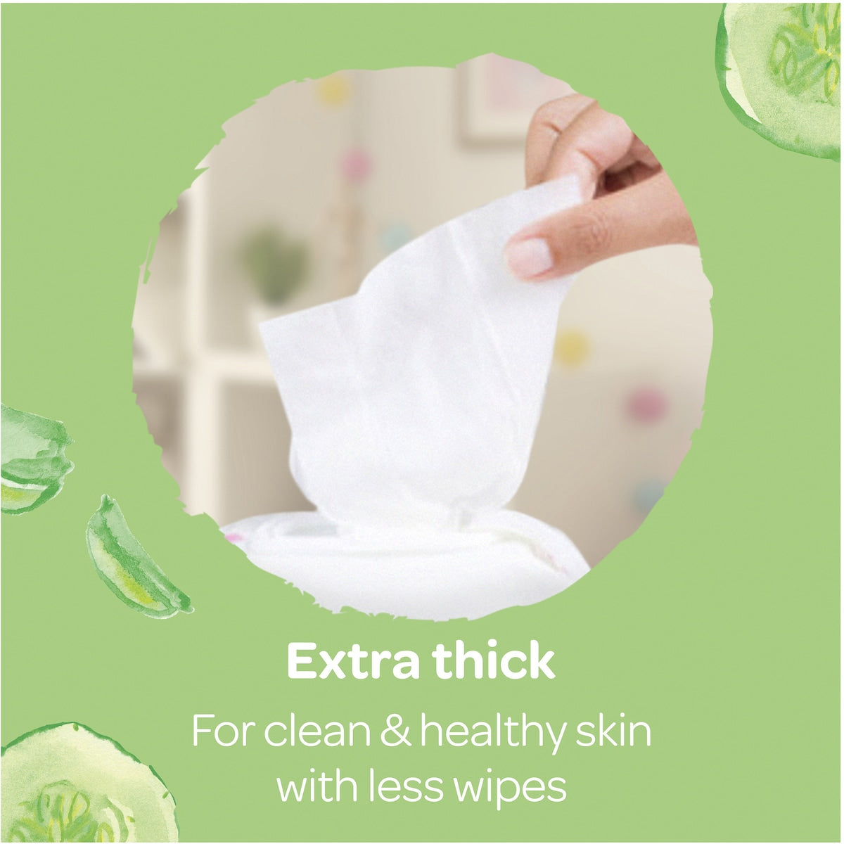 Huggies Gentle Cleanse Baby Wipes Cucumber & Aloe 400 Pack