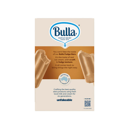 Bulla Fudge Bars Caramel 8 Pack - 600mL