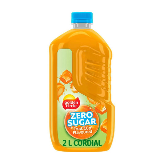 Golden Circle Cordial Zero Sugar Fruit Cup - 2L