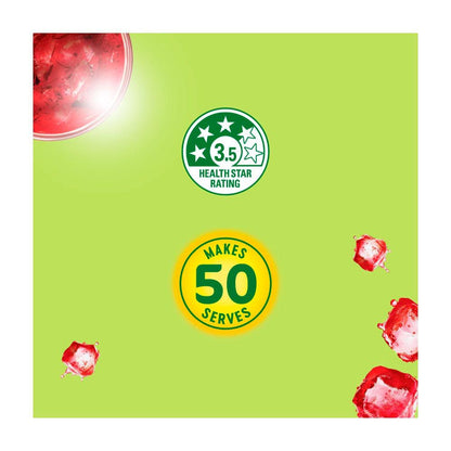 Golden Cire Cordial Zero Sugar Raspberry - 2L