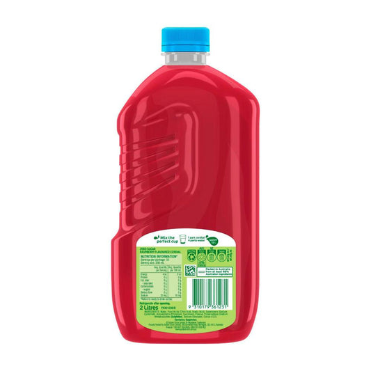 Golden Cire Cordial Zero Sugar Raspberry - 2L