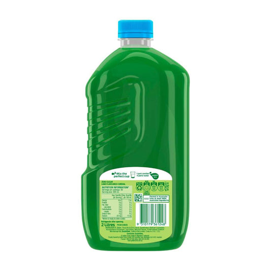 Golden Cire Cordial Zero Sugar Lime - 2L