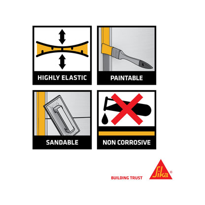 Sika Sikaflex 221 Multi Purpose Adhesive Sealant - 310ml - White