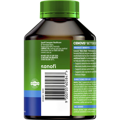 Cenovis Mens Multivitamin Capsules + PerFormance Multi Vitamin 100 pack