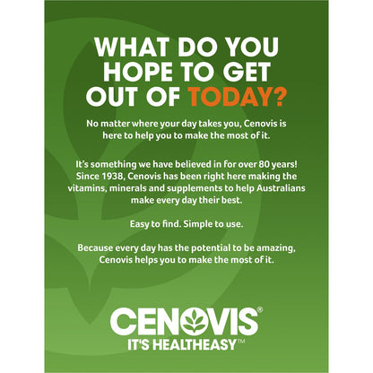 Cenovis Once Daily Womens Multi + Energy Boost Capsules 100 pack