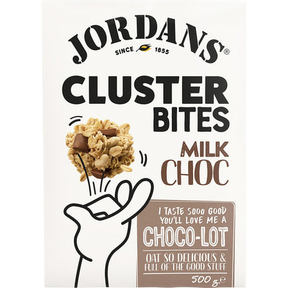 Jordans Cluster Bites Milk Chocolate 500g