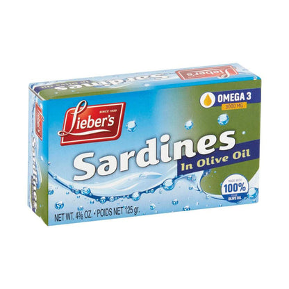 Liebers Sardines IN Olive Oil KB - 125g