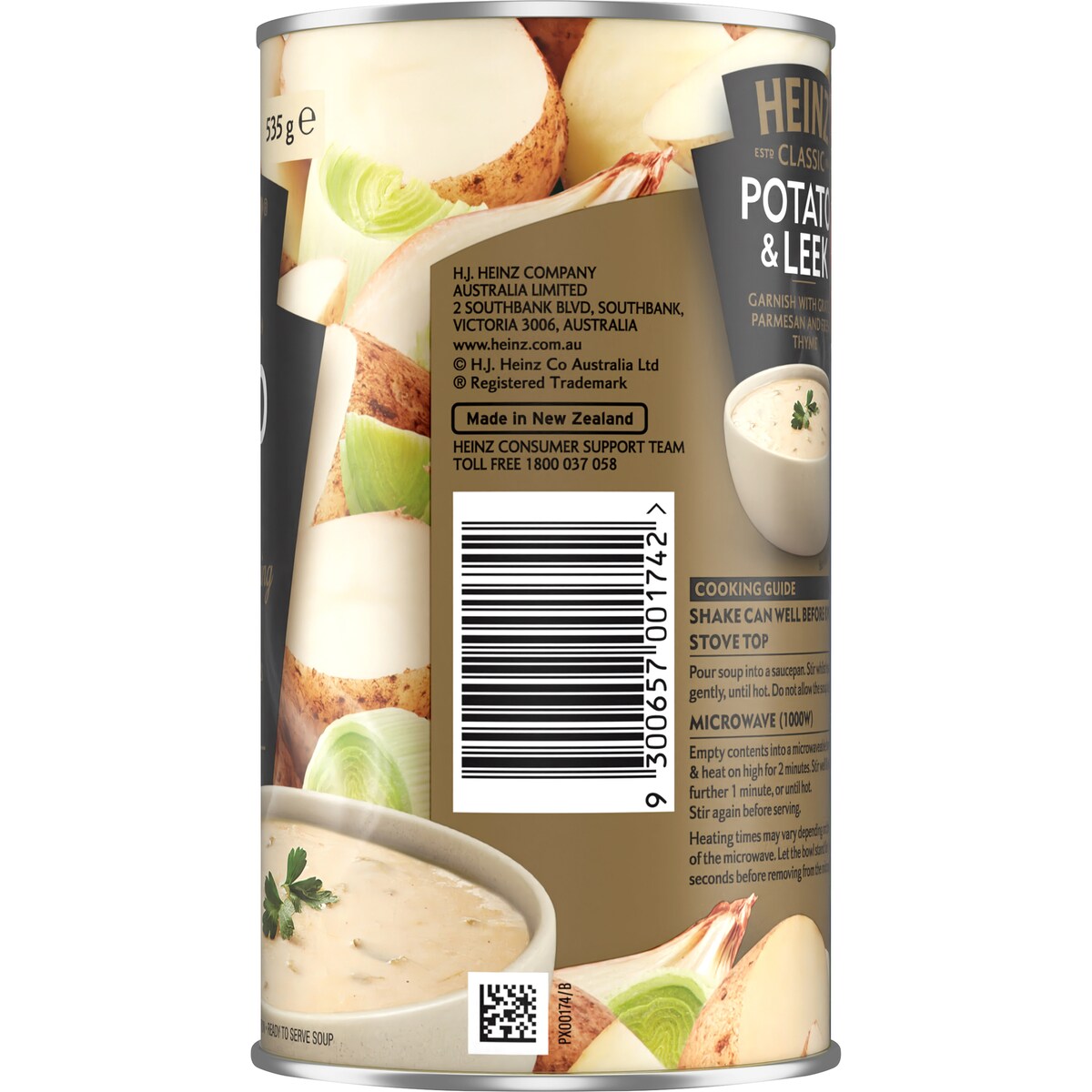 Heinz Classic Potato & Leek Soup Canned Vegetable Soup 535g