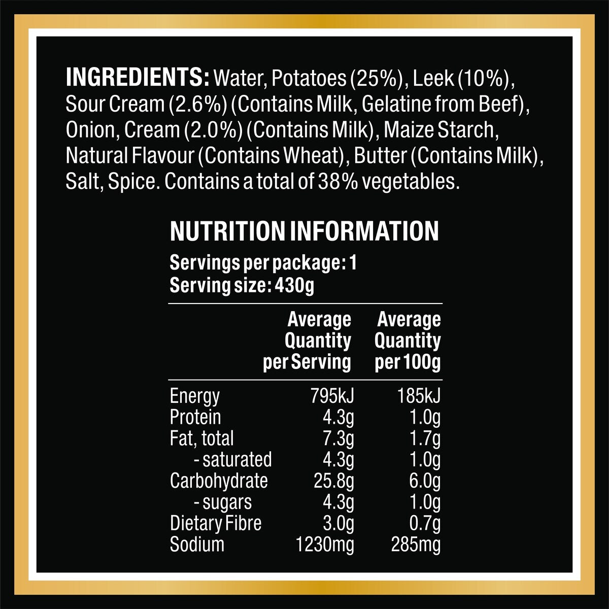 Heinz Soup Potato & Leek Soup 430g