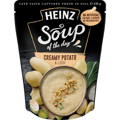 Heinz Soup Of The Day Potato & Leek Pouch 430g
