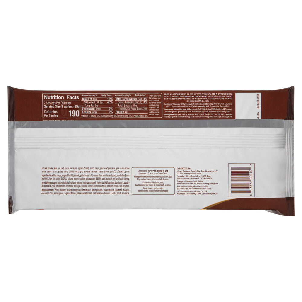 Gaufrettes Chocolate Coated Wafers - 250g
