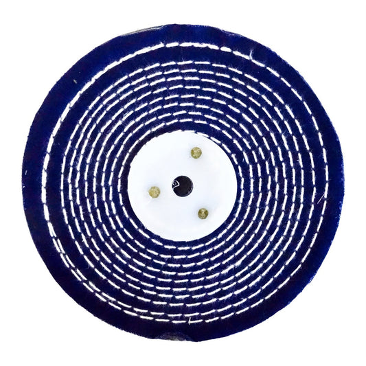 Josco Stitched Rag Polishing Buff - 150mm - Various - Heavy Duty