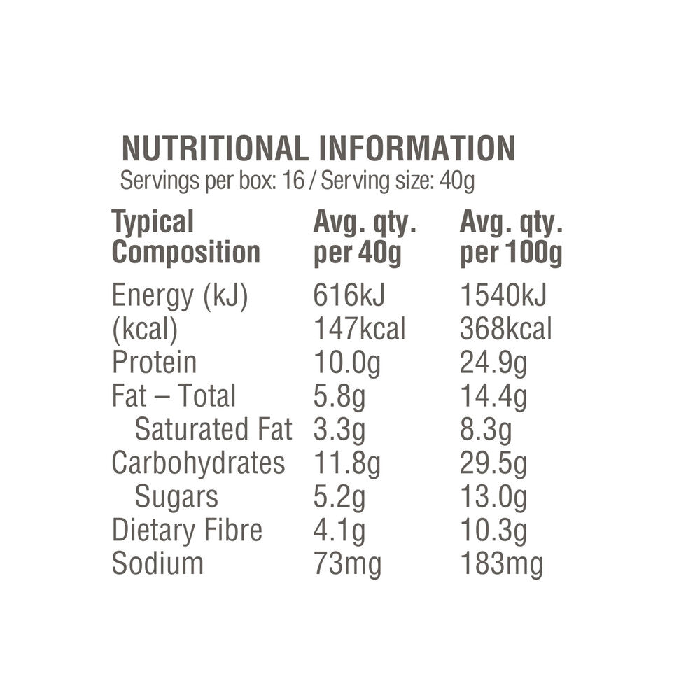Raw Protein Bar Choc Chip Cookie Dough - 40g