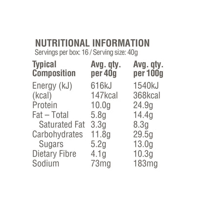 Raw Protein Bar Choc Chip Cookie Dough - 40g