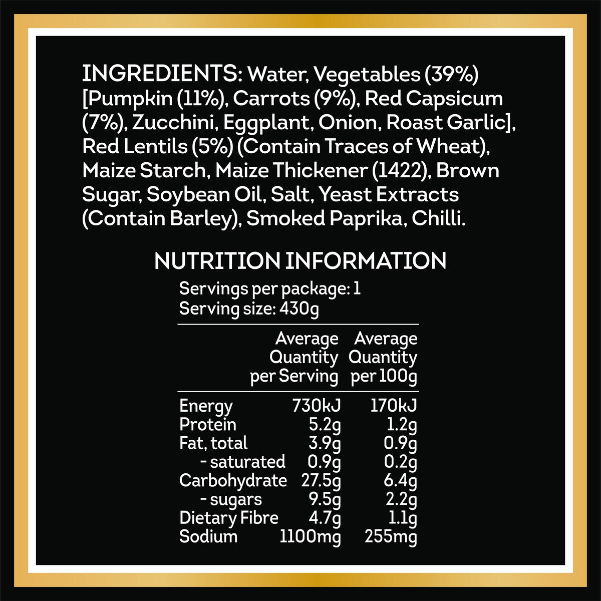 Heinz Soup Of The Day Veg & Lentil Chilli Paprika Soup Pouch 430g