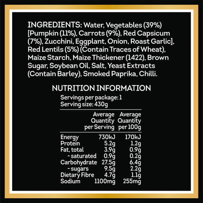 Heinz Soup Of The Day Veg & Lentil Chilli Paprika Pouch 430g