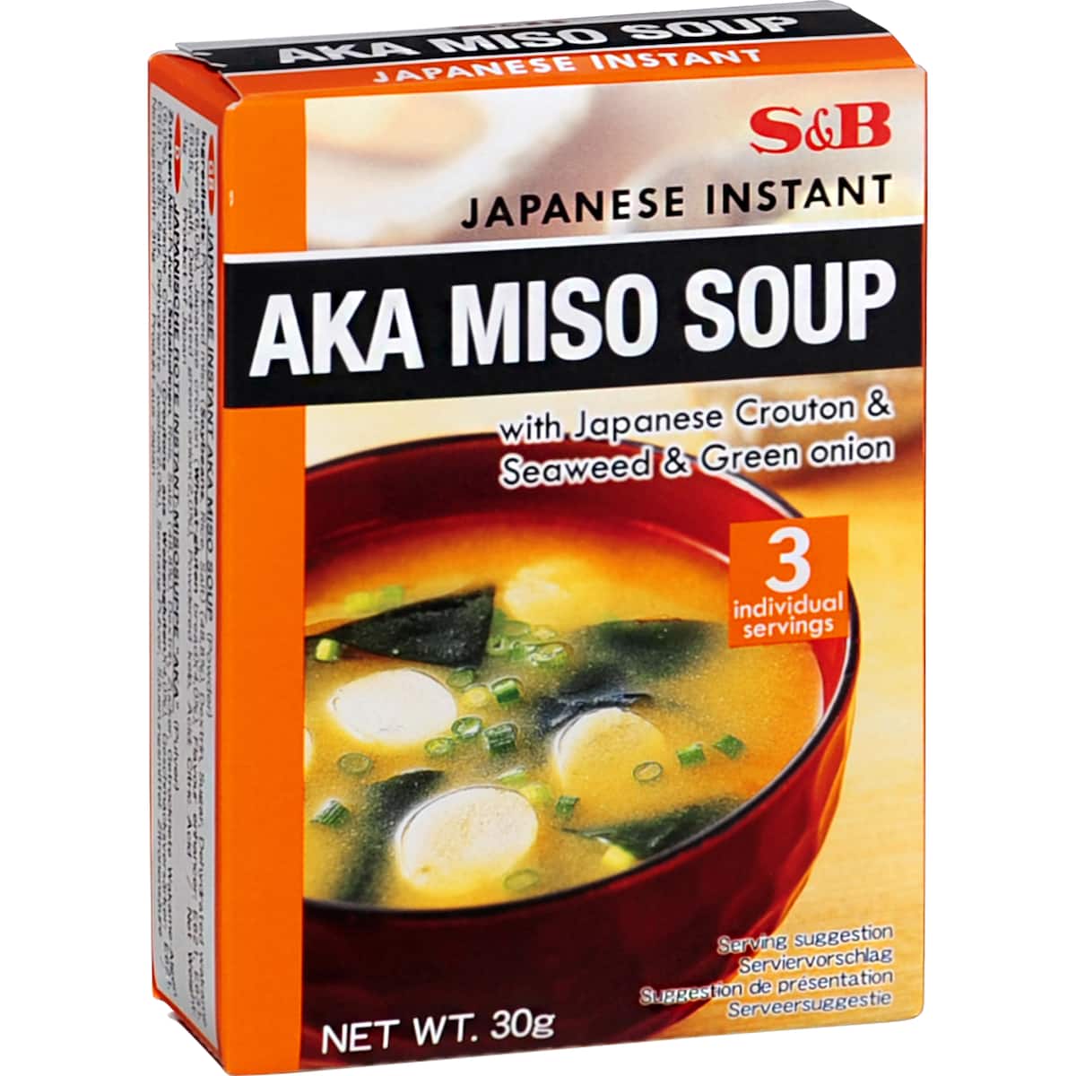 S&b Miso Soup Aka 30g