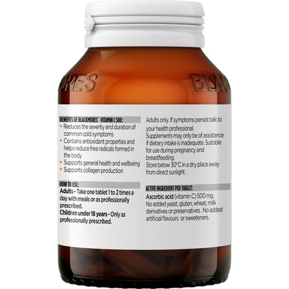 Blackmores Vitamin C 500mg Immune Support Tablets 120 pack