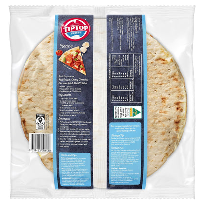 Tip Top Pizza Bases White 12 Inch Bakery 2 Pack
