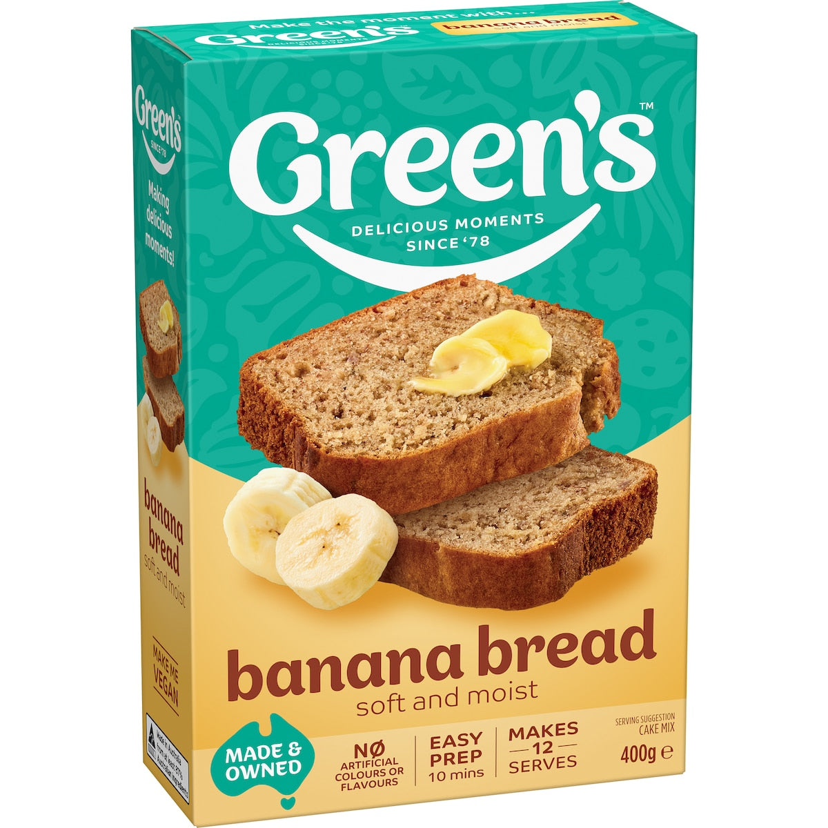 Green's Classic Banana Bread 400g
