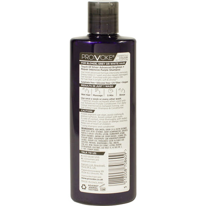 Pro:voke Touch Of Silver Brightening Purple Shampoo 200ml