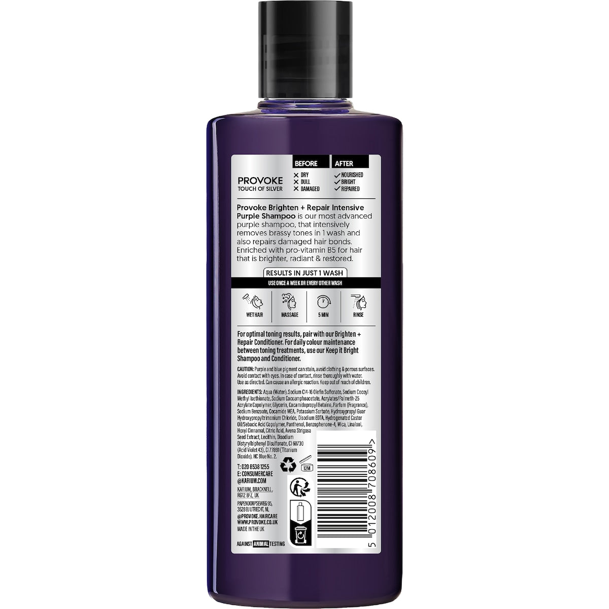 Pro:voke Brighten & Repair Shampoo 200ml