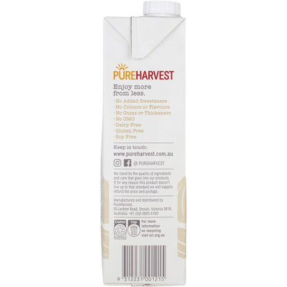 Pureharvest Almond Milk Unsweetened 1l