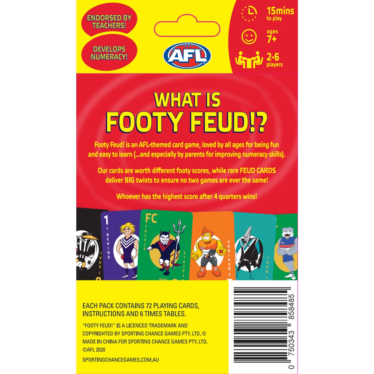 Afl Footy Feud Game Each